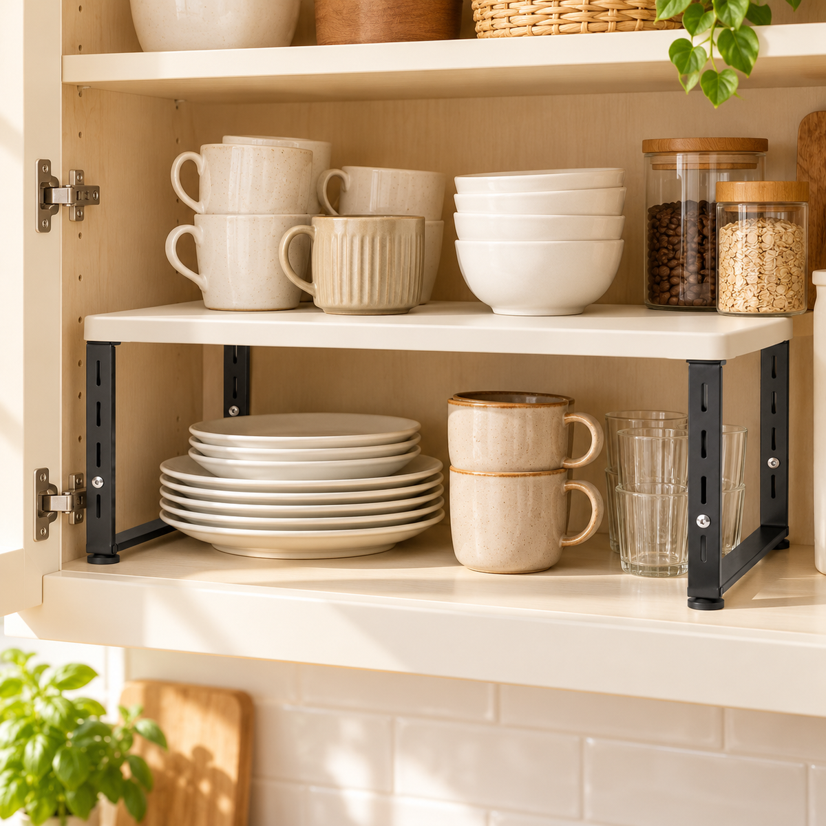 ShelfRise Adjustable Cabinet Shelf